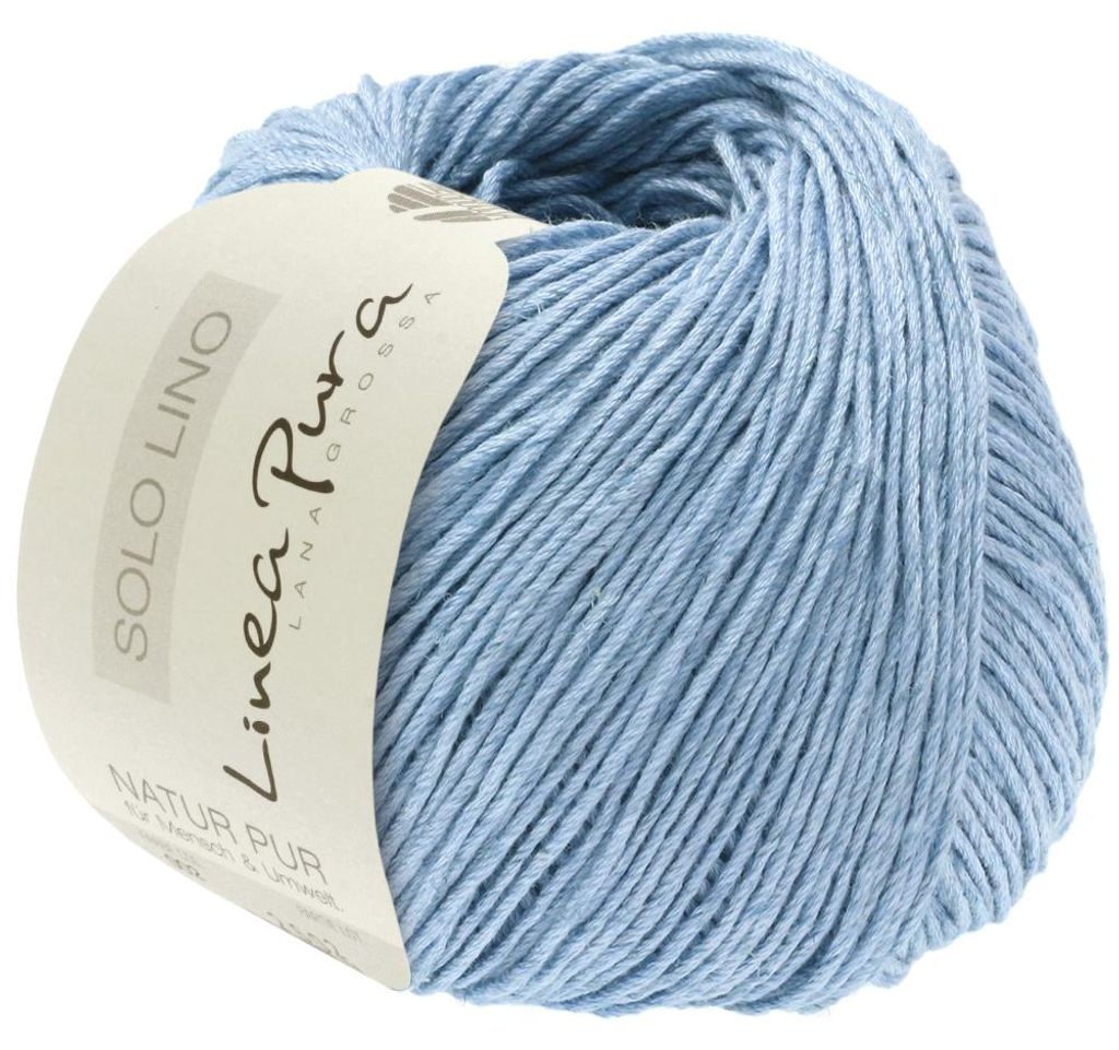 Lana Grossa - Solo Lino 0046 hellblau Produktbild 