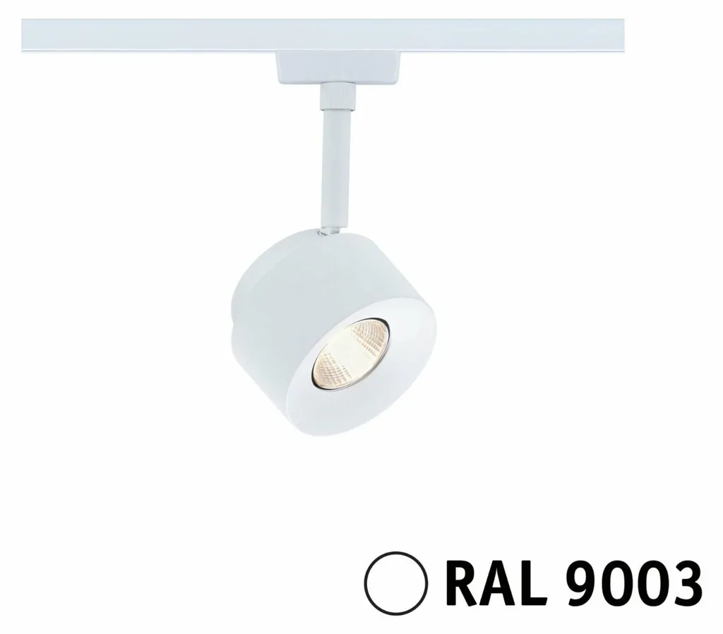 Éclairage sur rail LED URail Paulmann, spot 7,4W pour salon et cuisine