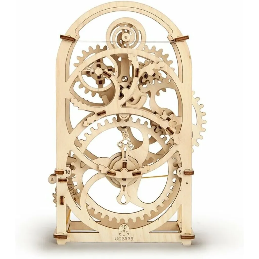 Minuteur 20 Minutes Puzzle 3D Bois Horloge Mécanique à Engrenages