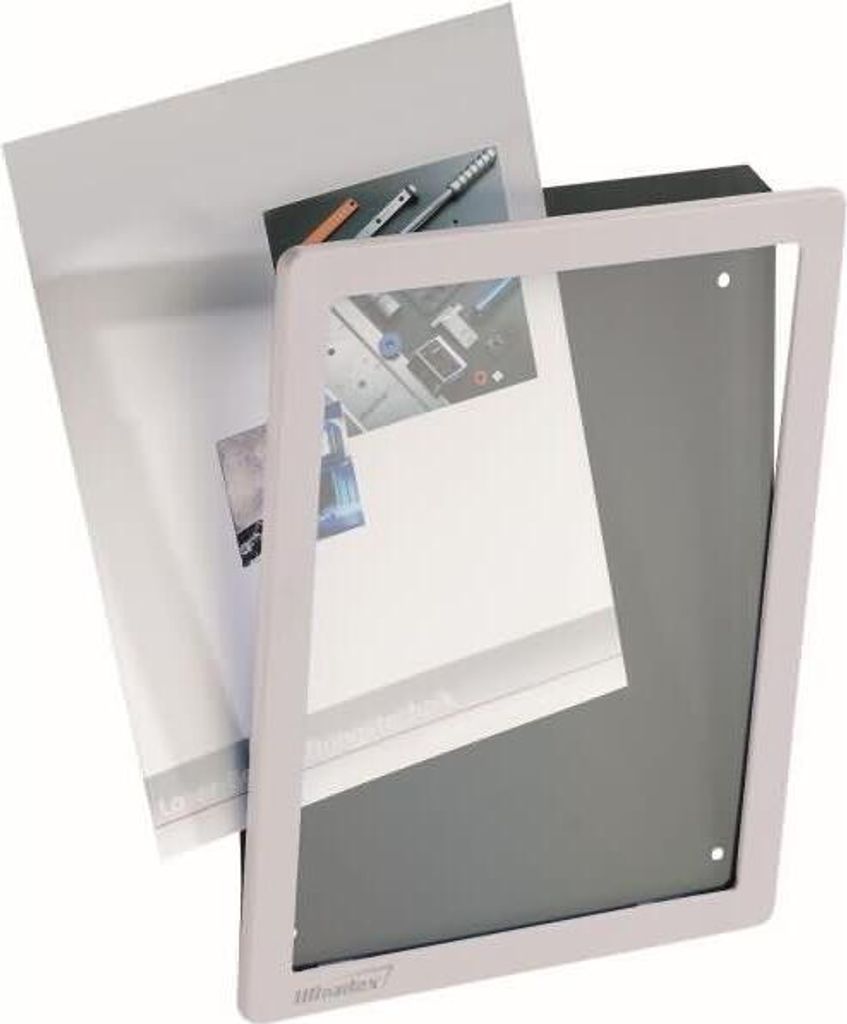 Ultra-Sichtrahmen Magnetverschluss für A4 250x330mm grau VE=5 Stück