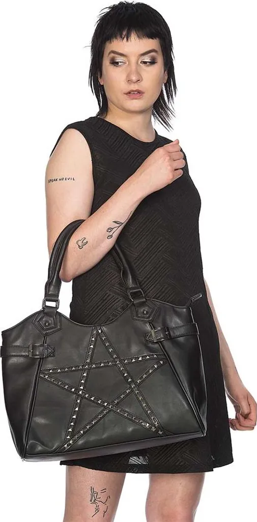 Borsa Calling Of The Eclipse Banned Alternative - Alta Qualità Gothic - 5