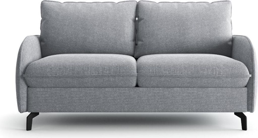Sofá cama de 3 plazas en tela beige - BIANCA