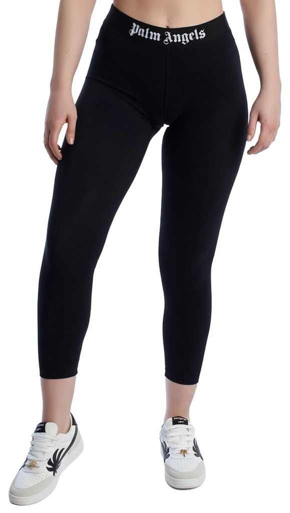 Palm Angels Damen-Leggings mit Logo, tailliert, PWVG009C99FAB0011001