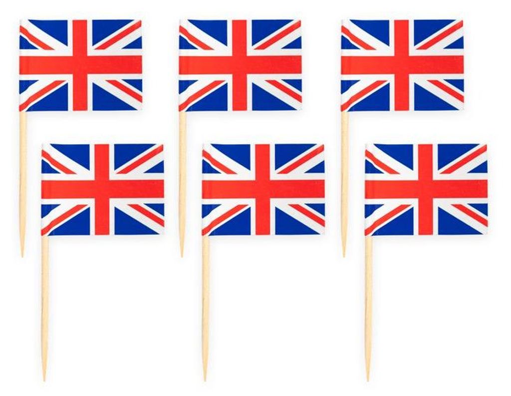 50 Flaggen Deko Picker England Großbritannien Union Jack Produktbild 