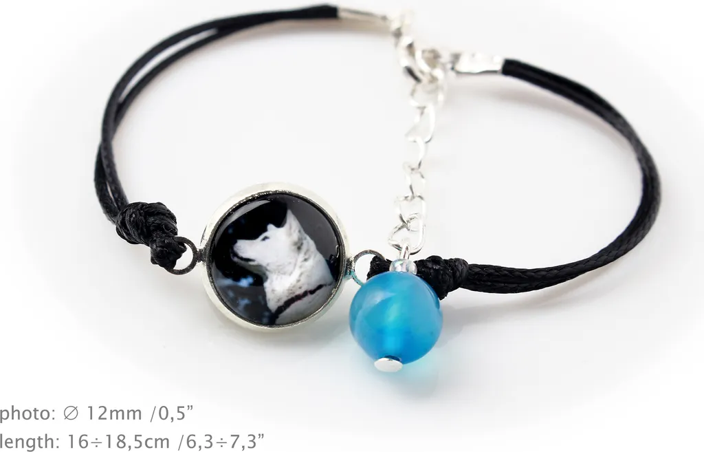 Gioielli Akita Inu d'Autore Art-Dog: Set Collana e Bracciale con Foto