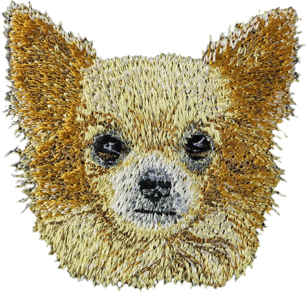 Toppa Ricamata Chihuahua Art-Dog - Idea Regalo Unica per Amanti dei Cani