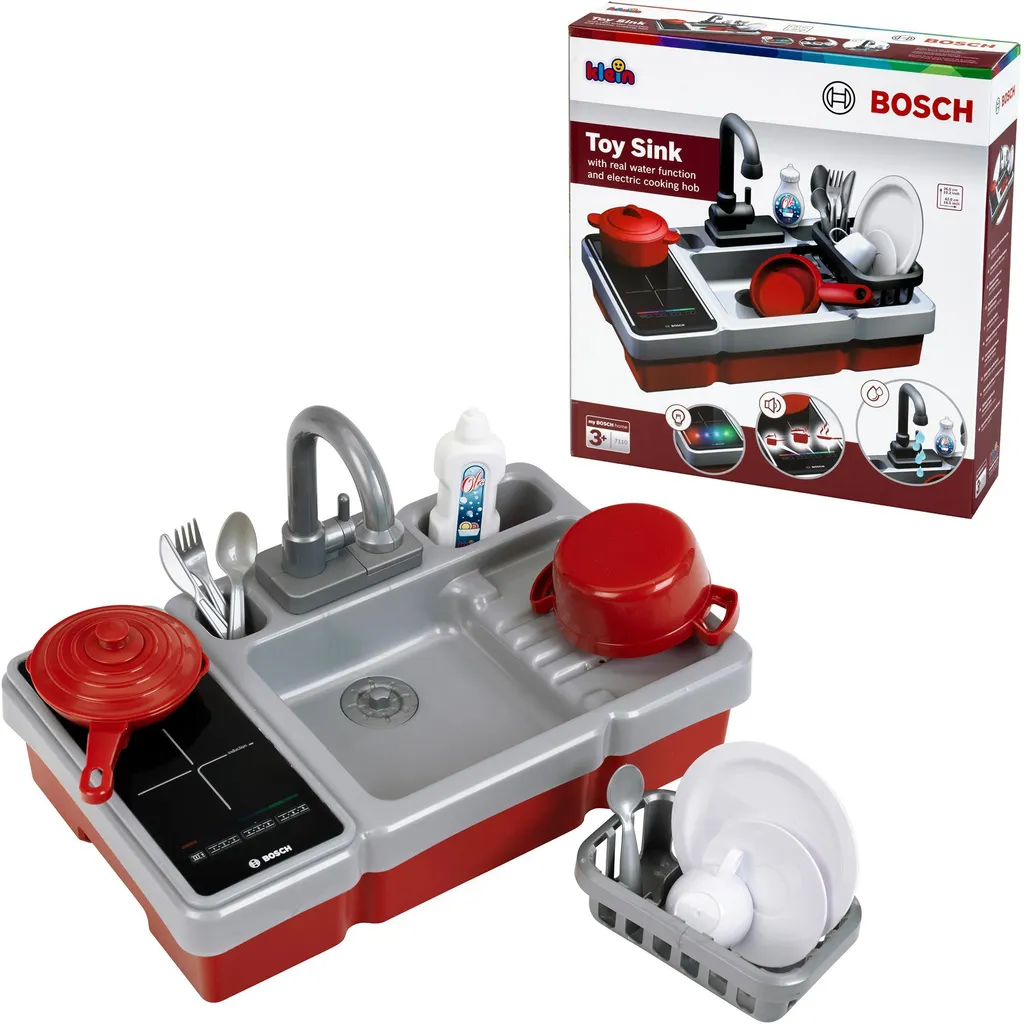 Bosch Évier Ludique avec Robinet Pompe et Plaque de Cuisson Intégrée