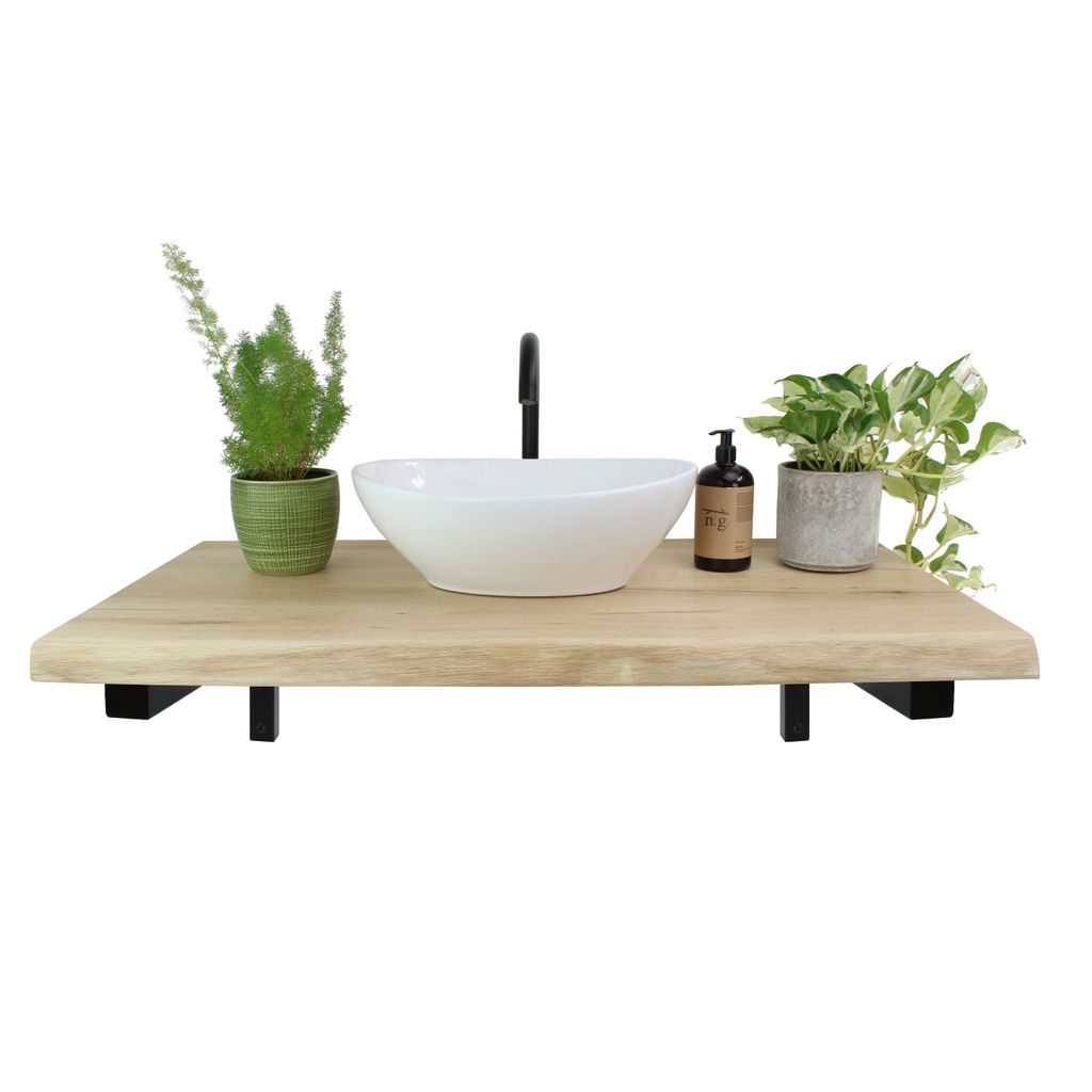 Natural Goods Berlin 2x Regalhalter DAHLEM, schwerlast Regalträger, Regalstütze, Wandregal