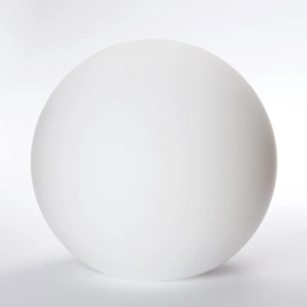 Remplacer abat-jour cassé : boule verre opale Ø 160 mm, bord droit 80 mm