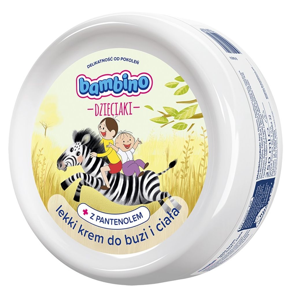 Bambino HÜLLE Creme für Blauge und Körper 250 ml Zebra Produktbild 