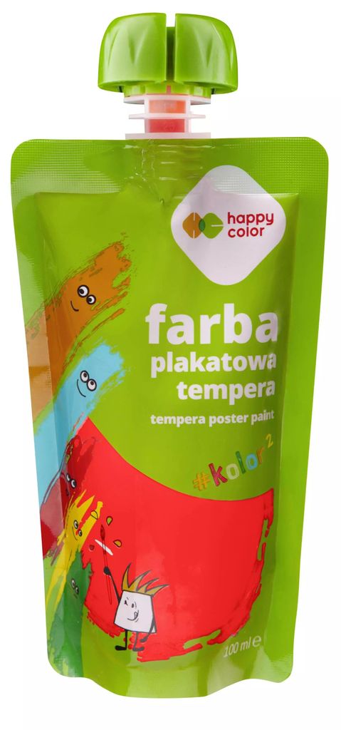 Happy Color Temperafarbe, rot, 100 ml