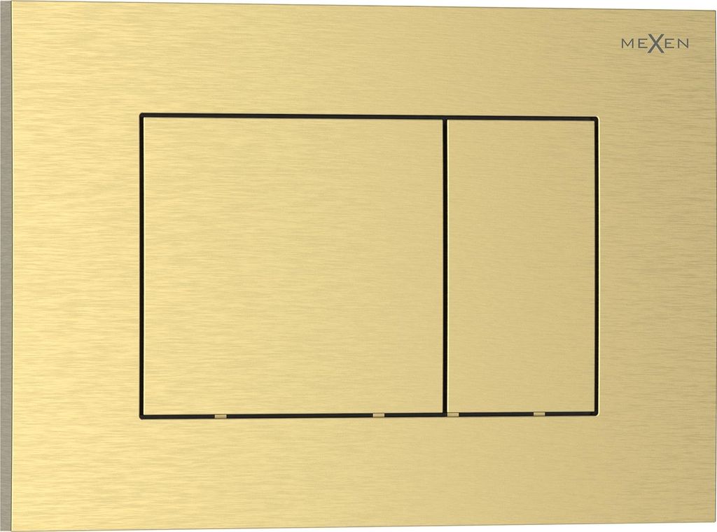 Mexen Tex 02 Spültaste, gebürstetes Gold - 6102-11 Produktbild 