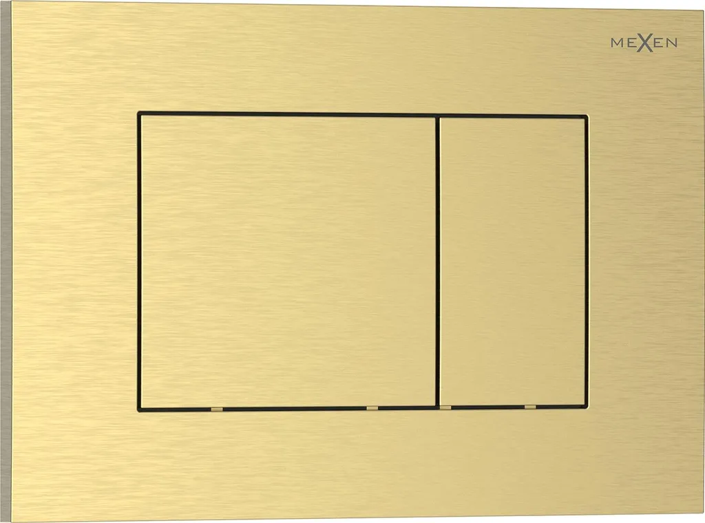 Placca di Scarico Mexen Tex 02 Oro Spazzolato - Design Minimal 6102-11