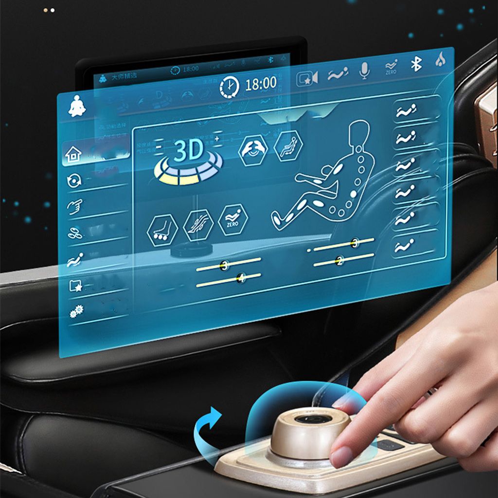 3D Massagesessel, Wärmefunktion, Sprachsteuerung,Zero Produktbild 11