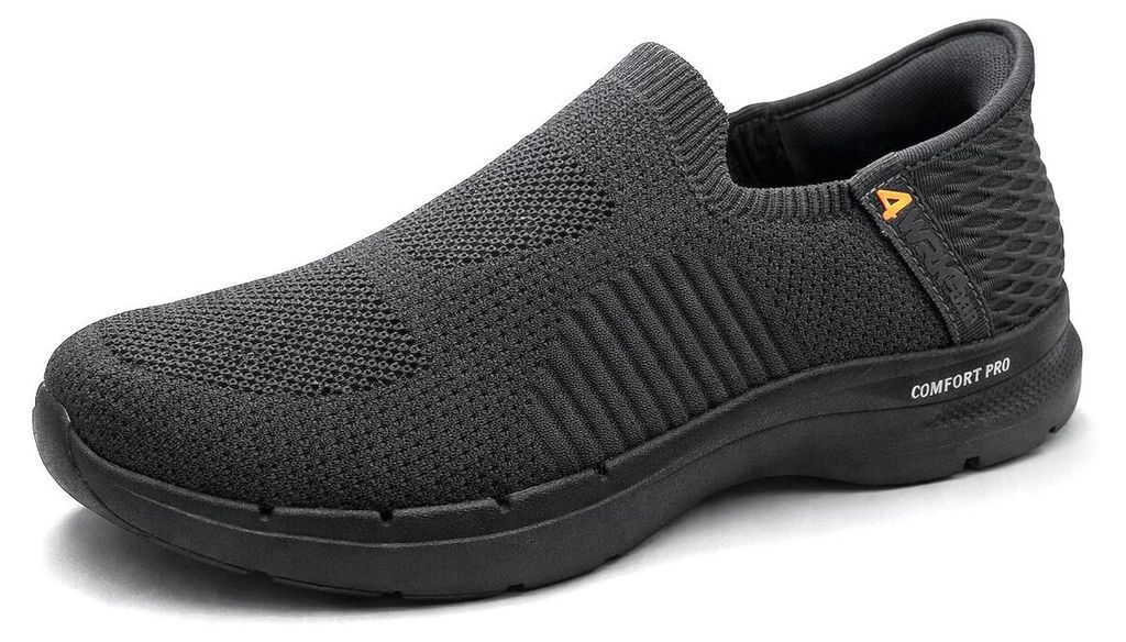 Halbschuhe 40 - Slip-On Schuhe - Freizeitschuhe Grau - fur Produktbild 