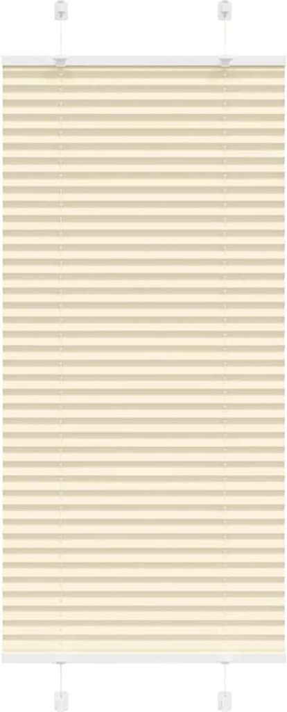 Maison Exclusive - Plissee Creme 65x100 cm Stoffbreite 64,4 cm Polyester