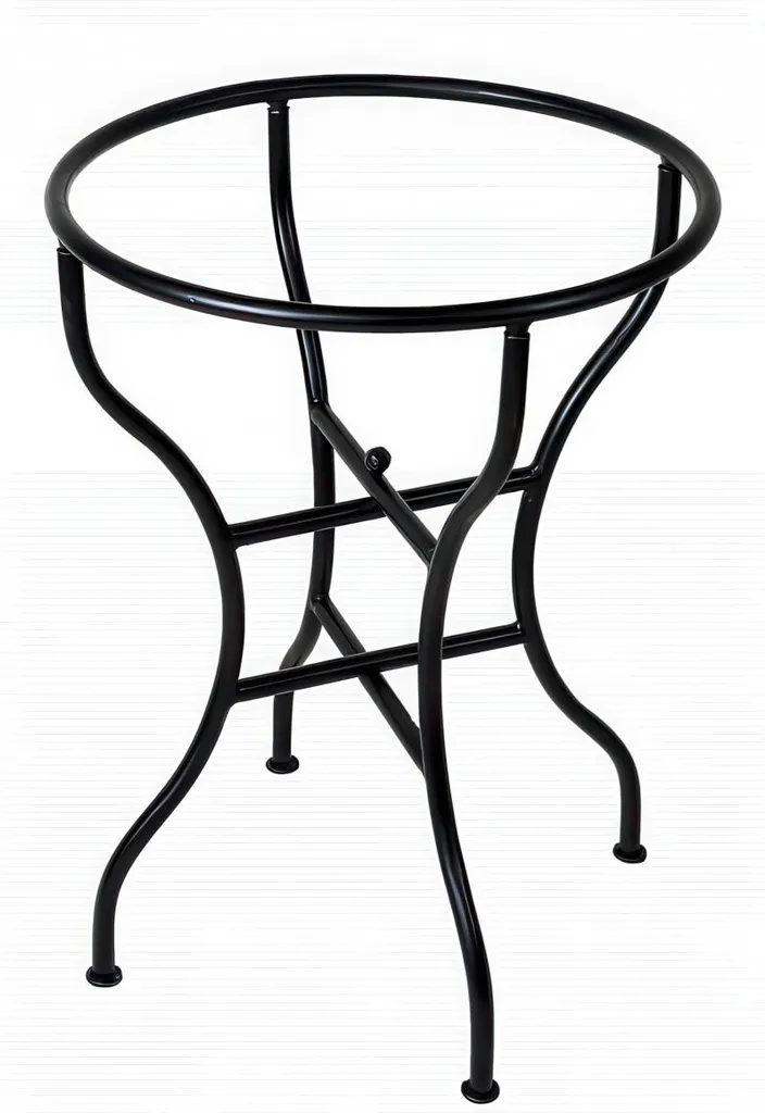 Table mosaïque ronde de 60cm et hauteur 75cm pour balcon et terrasse