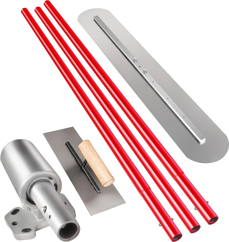 Bull Float Manganstahl-Betonkelle 1200 x 200 mm Betonkelle Zementwerkzeug Bull Concrete Kit Bull Pool Float Bull Float Handgriff Bull Float Halteru...