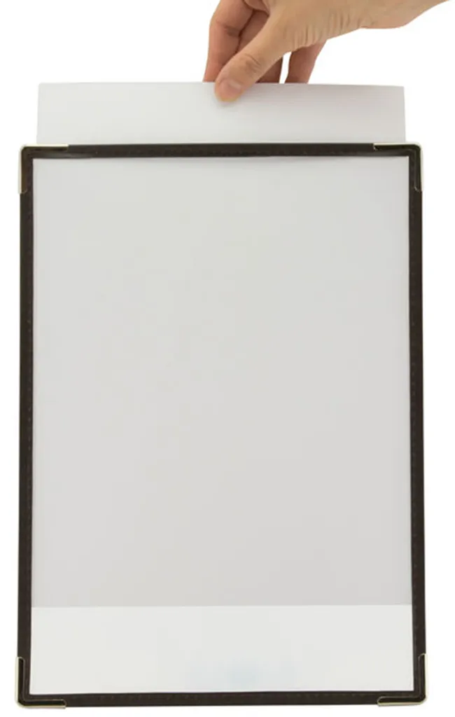 Opinioni Securit MC3-CYA4-BR2: Il miglior Porta Menu A4 per Bar? - 6
