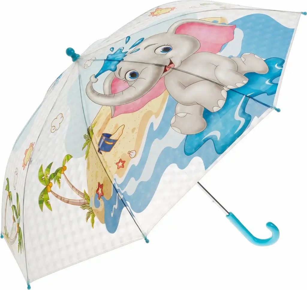 Kinder Regenschirm / Ø83x66cm / "Elefant" Produktbild 