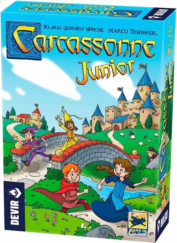 Carcassonne Junior Multicolore Devir Jeu de Société Ludique et Éducatif