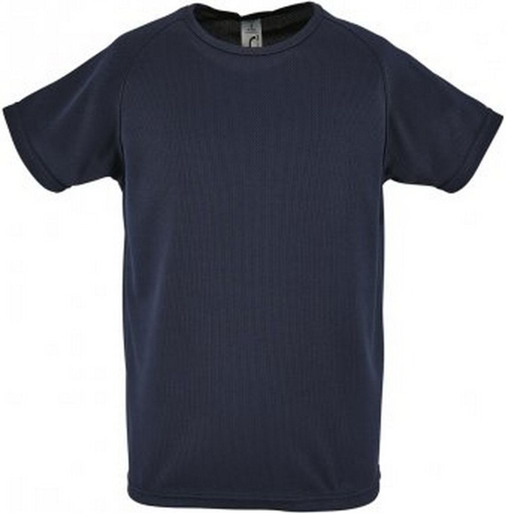 SOLS Kinder T-Shirt Sporty, Kurzarm PC2153 (10 Jahre (140)) (Marineblau)