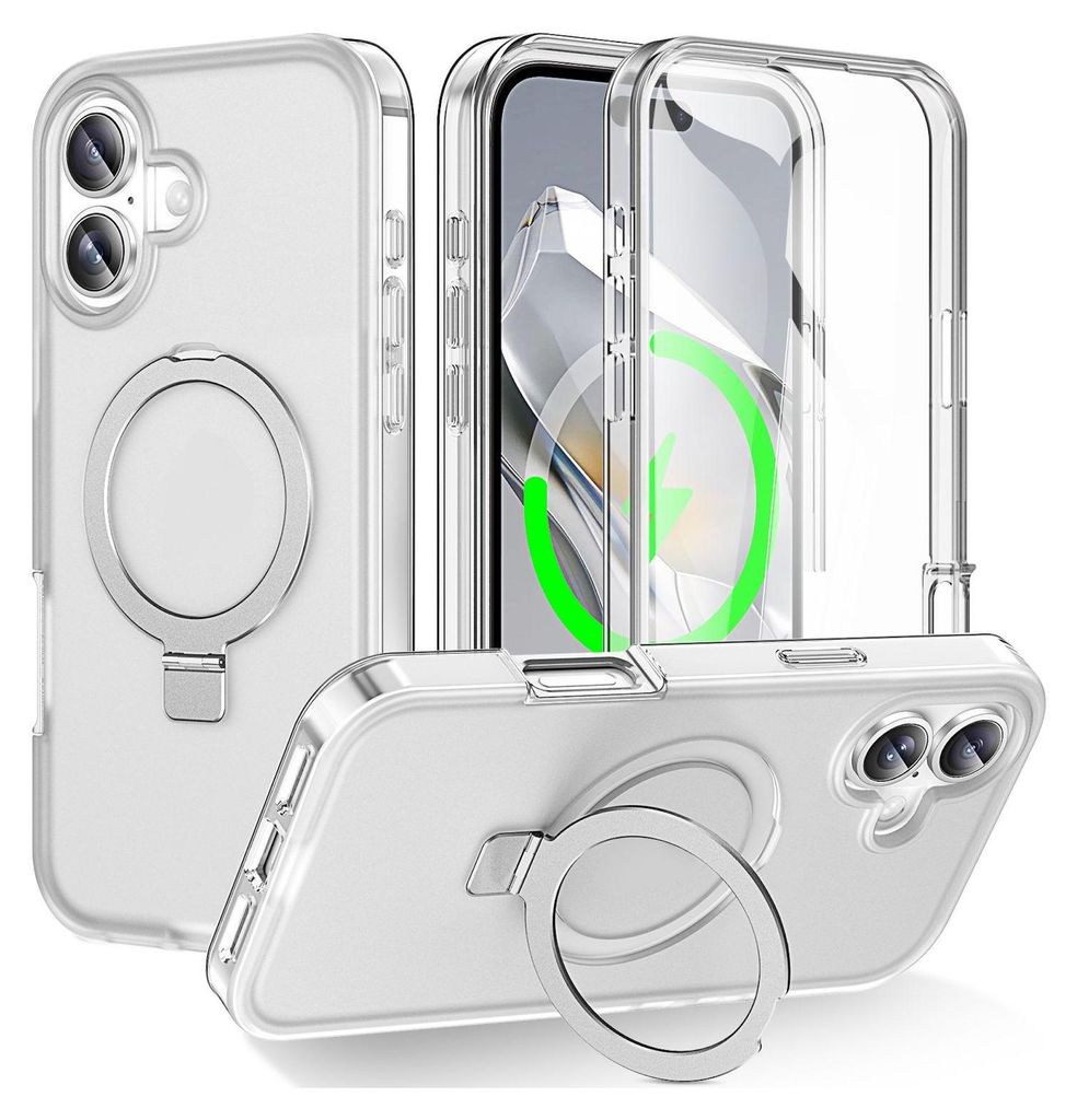 Pour Apple iPhone 17 : coque transparente avec anneau de Image du produit 