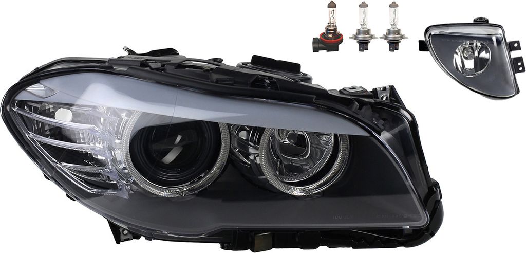 Scheinwerfer Osram Night Breaker Laser passend für BMW 5 F10 F11 R Nebel Leuch. 63117203240 7203240 63177216888 7216888 Johns