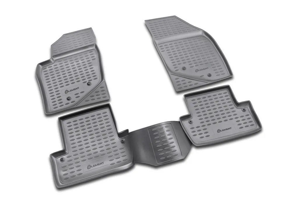 Set 4 Tappetini 3D ELEMENT Volvo S60 (01-09) - Gomma Premium Inodore