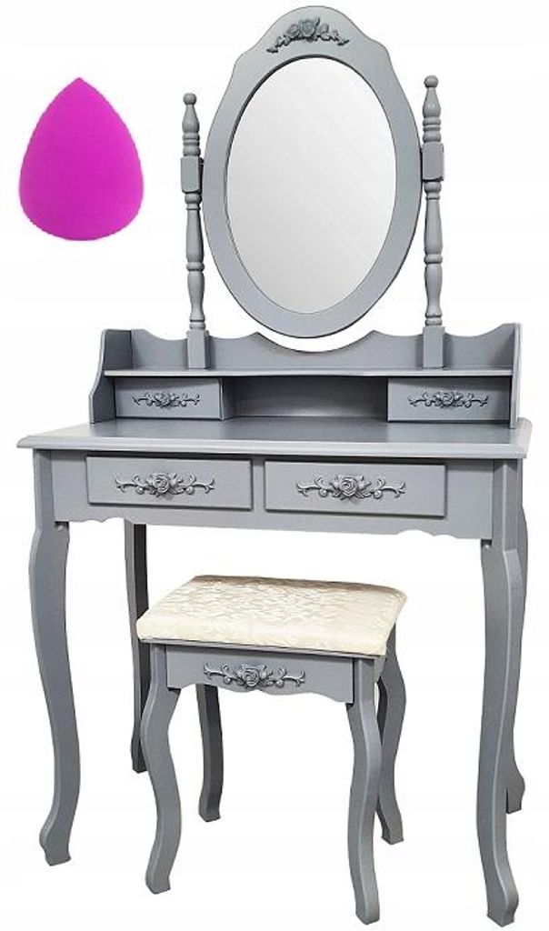 Ekspand | Coiffeuse Tl01 - Gris - Hauteur 141 cm - avec Image du produit 