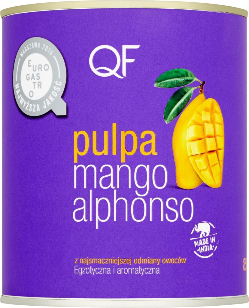 Quality Food Pulpa z mango Alphonso 850 g Zdjęcie produktu 