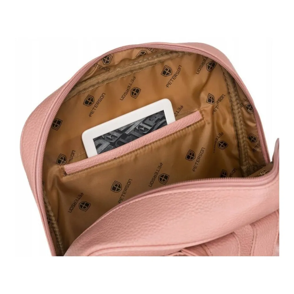 Zaino Donna Peterson DHPTNPL2960166732 in Pelle Ecologica - Look Urban - 6