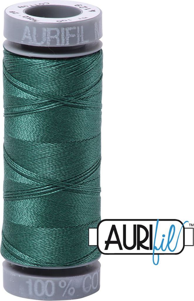 AURIfil Nähgarn MK28WT 750m, 100% Baumwolle : 4129 Turf Green AURIfil: 4129 Turf Green