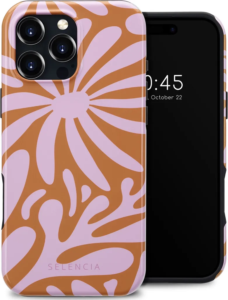 Custodia Selencia Bloom Pink iPhone 16 Pro Max MagSafe Fashion