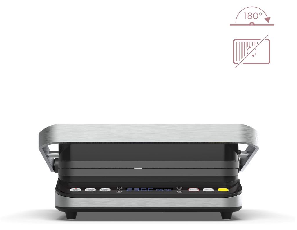 Aeno AEG0001 AENO Kontaktgrill EG1  180° Öffnung max.230°C  Image du produit 