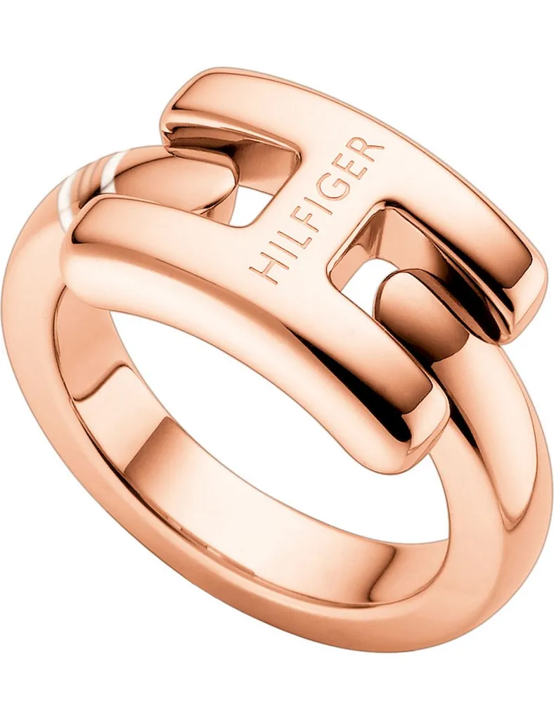 Anello Tommy Hilfiger Unisex Gr 52 2700455C - Acciaio Rose Gold Glamour