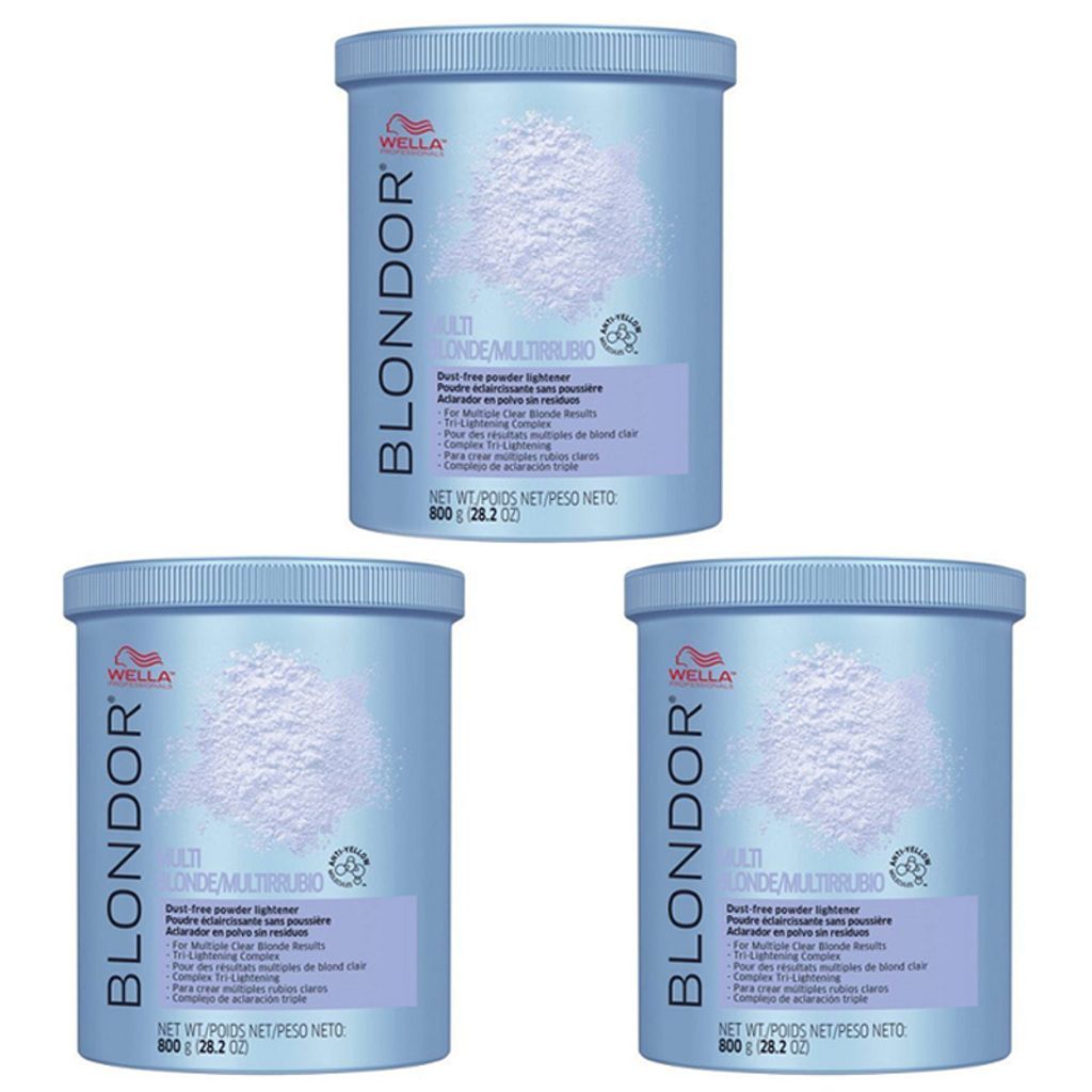 Wella Blondor, 3er-Pack Set 3 x 800g