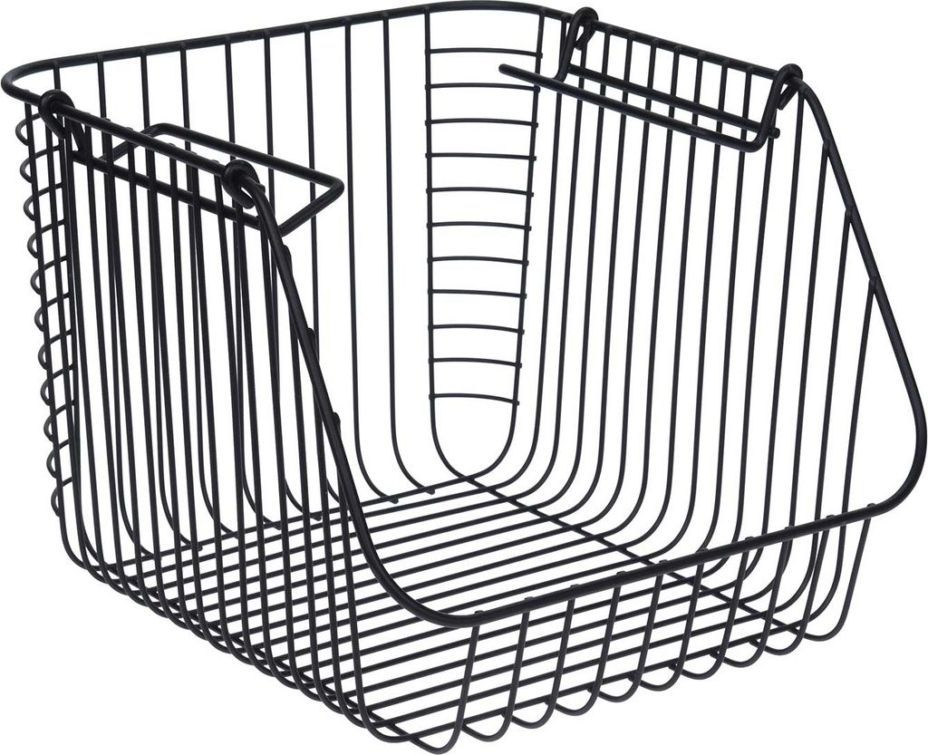 Mand voor opslag, Excellent Houseware, metaal, 29x27x21 cm, Productafbeelding 