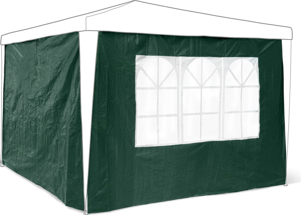 Set da 2 pannelli laterali per gazebo Relaxdays, 3x3 m, con Immagine del prodotto 