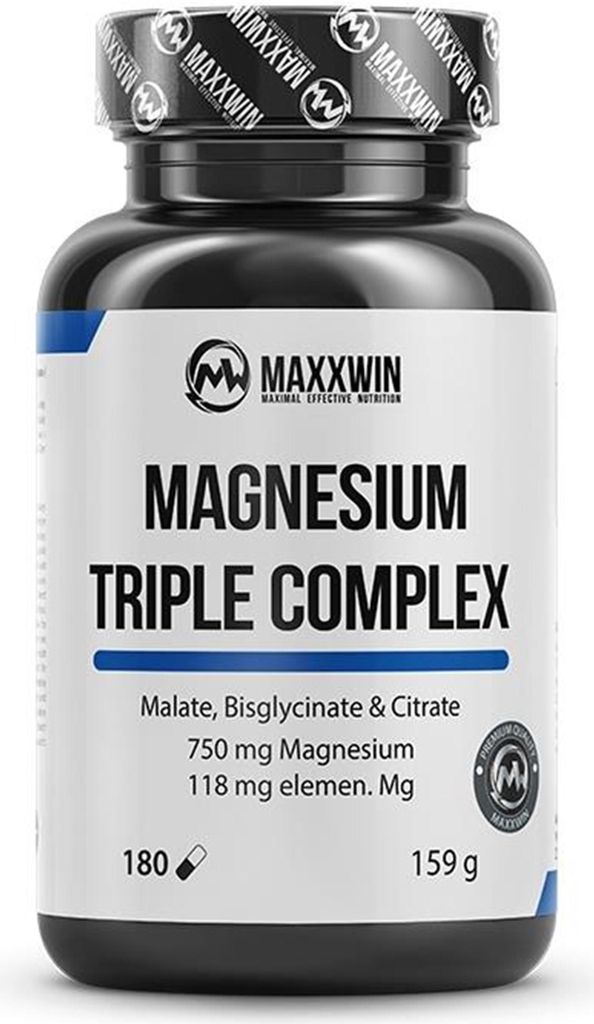 MAXXWIN | Magnesium Triple Complex | with Malate, Bisglycinate and Citrate