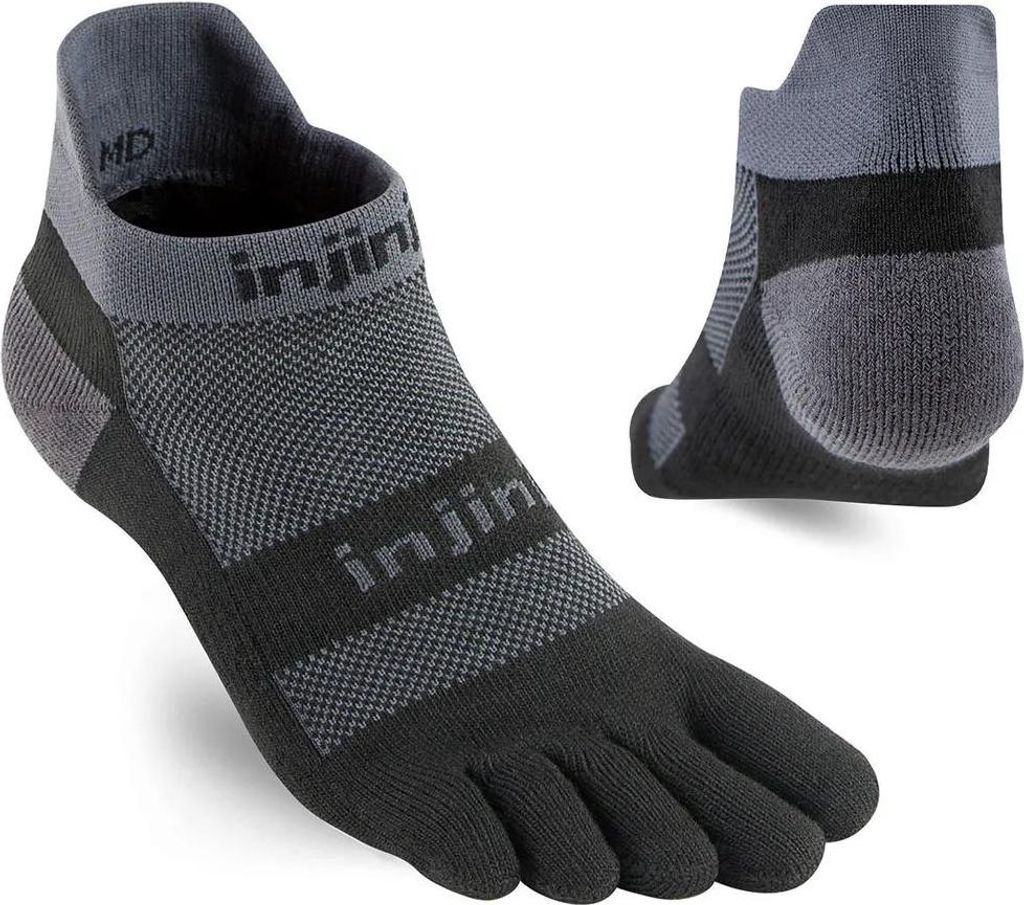 Injinji Run Midweight No-show Socken Grau EU 44 1/2-47 Grau EU 44 1/2-47