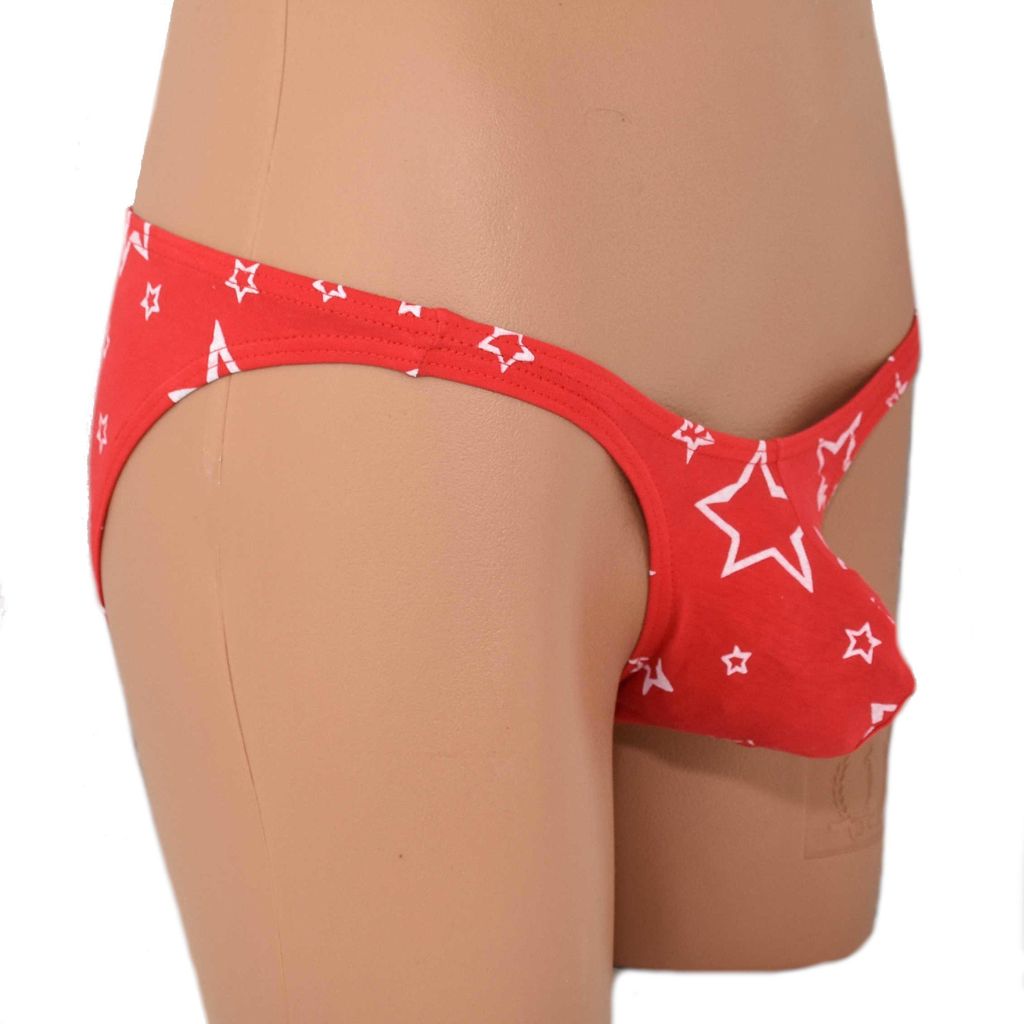 Slip Baumwolle gemustert Sterne Slips