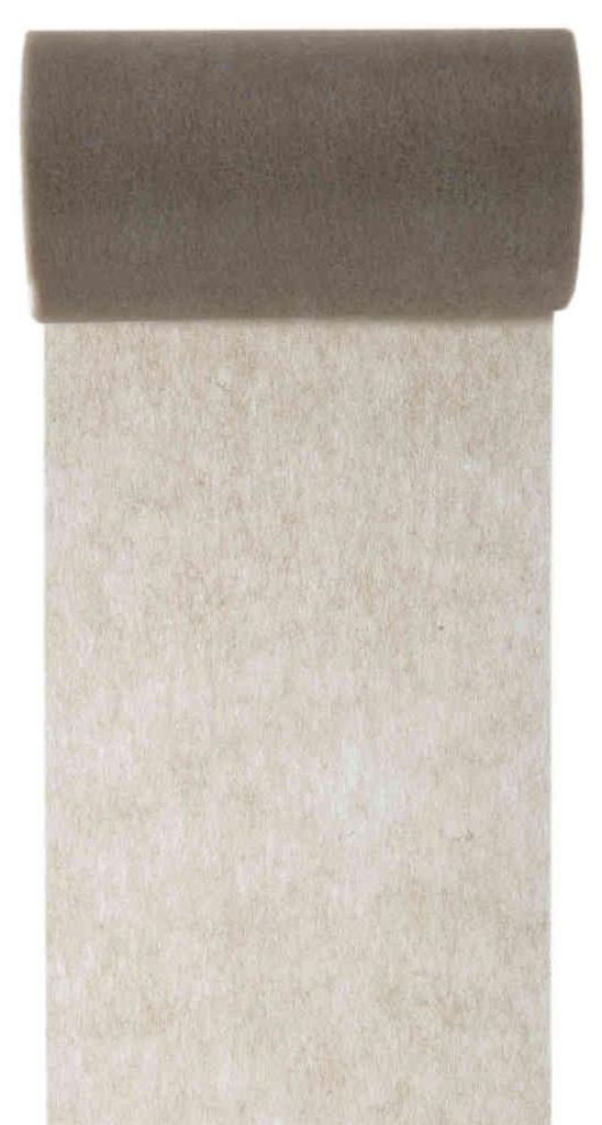 VLIES- BAND Uni ( Dekoband z.B.Tischband ) 10cm/10m TAUPE