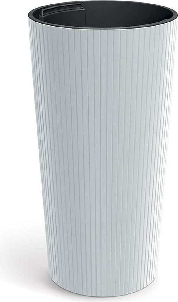 Blumentopf LAMIA SLIM 25 cm - Farbe: weiß