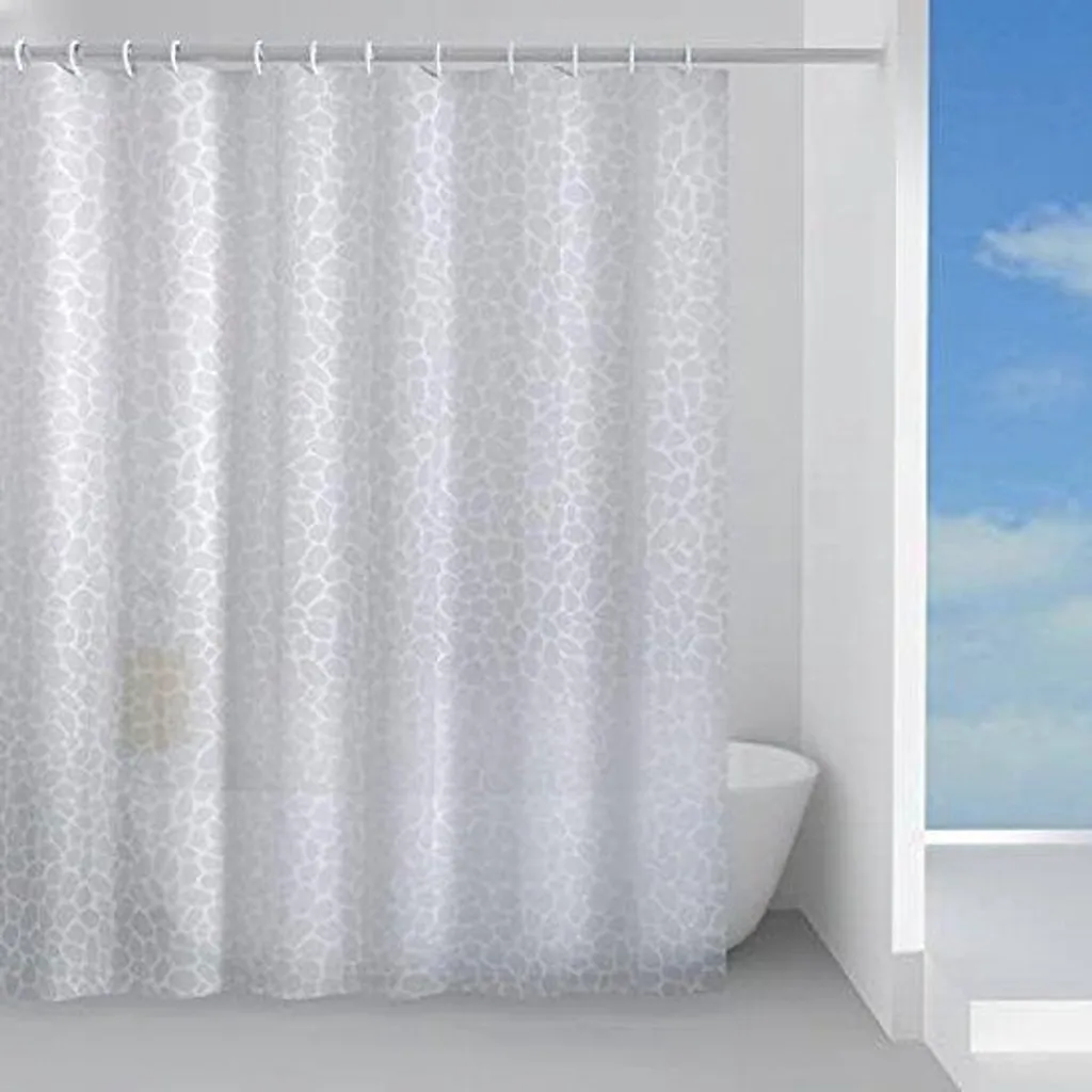 Rideau de douche XXL 240 x 200 cm anti-éclaboussures imprimé animaux