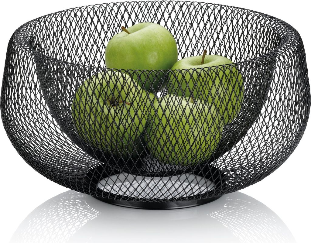 Kela Obstkorb, 28,5 x 14,5 cm, schwarz Produktbild 