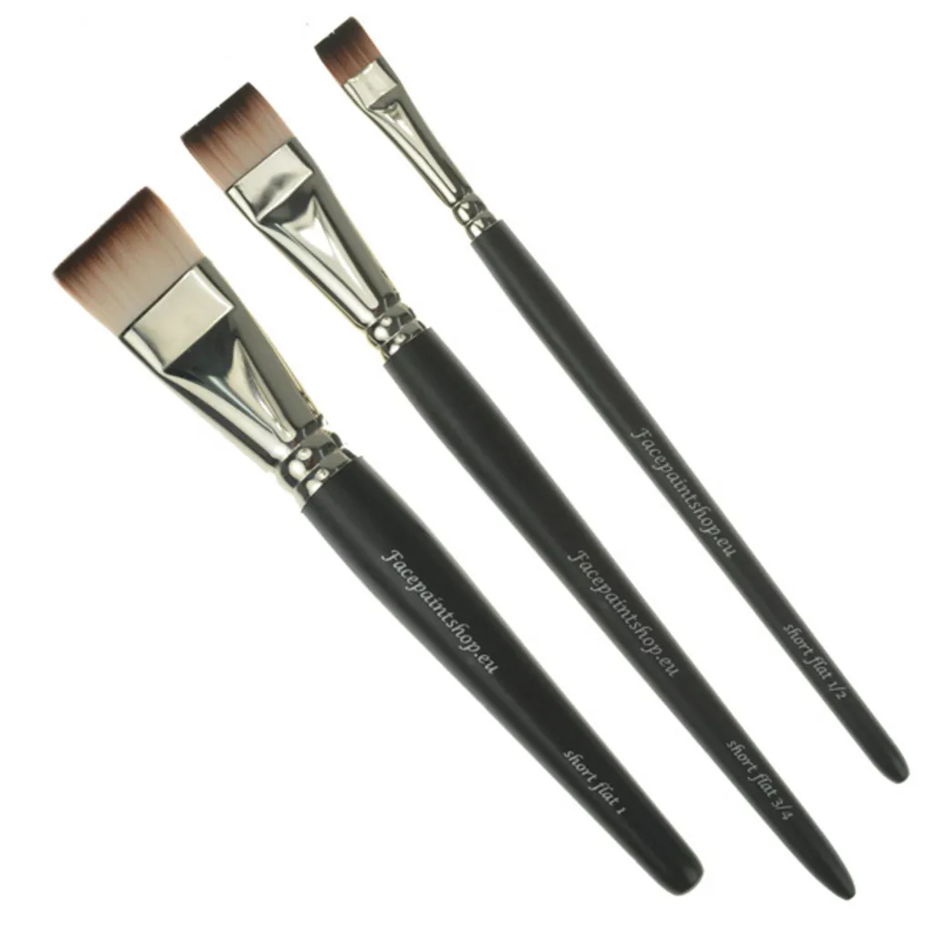Pinceaux de Maquillage pour Tracés Nets et Aplats de Couleur Uniforme