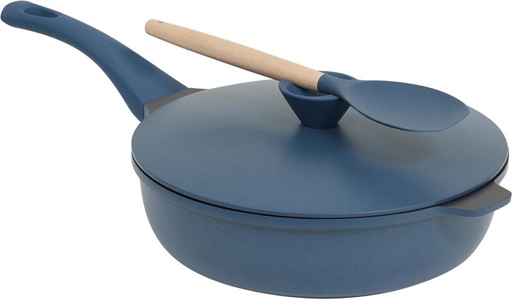 Eazy Living Antihaftpfanne mit Dampfeinsatz Ø 28 cm Blau