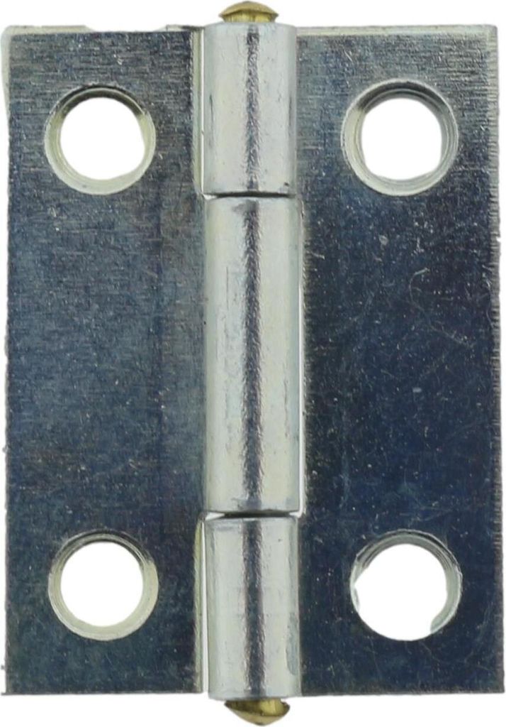 Scharnier verzinkt gerollt schmal 31,5 x 22,5 mm