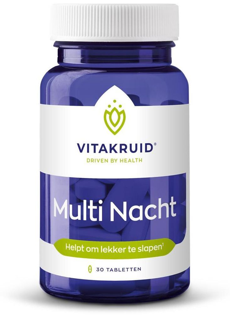 Vitakruid Multi Nacht HD 100 % vegan (30 Tabletten)